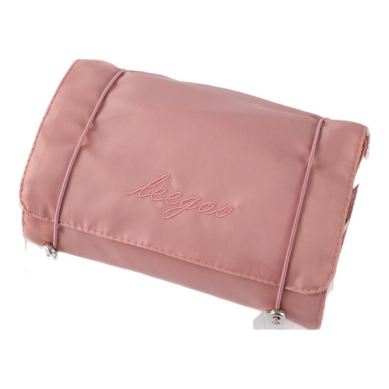 Foldable Waterproof Toiletry Bag: Large Capacity 4-in-1 Travel Makeup Organizer