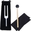 528Hz Tuning Fork Set Reliever Stress Portable Ear Cleaner and Vibration Tool Ergonomic with Storage Bag