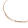 Golden Tone Elbow Pipe Chain Anklet Bracelet for Women