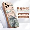Custodia con Motivo Paesaggio Montagna Innevata Per iPhone 17 Pro Max Magnetica Per Magsafe Cover Ibrida Sottile Opaca Per iPhone 16 15 14 13 Pro Max