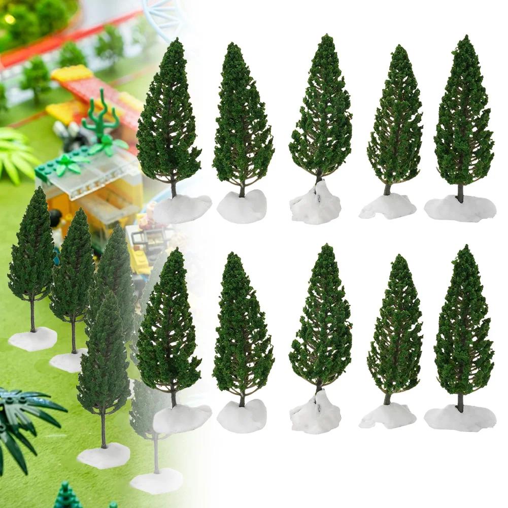 Buliding Layout Landscape Accessories Railroad Decor Miniature Model Scene Model Greens Scenery Artificial Cedar Trees