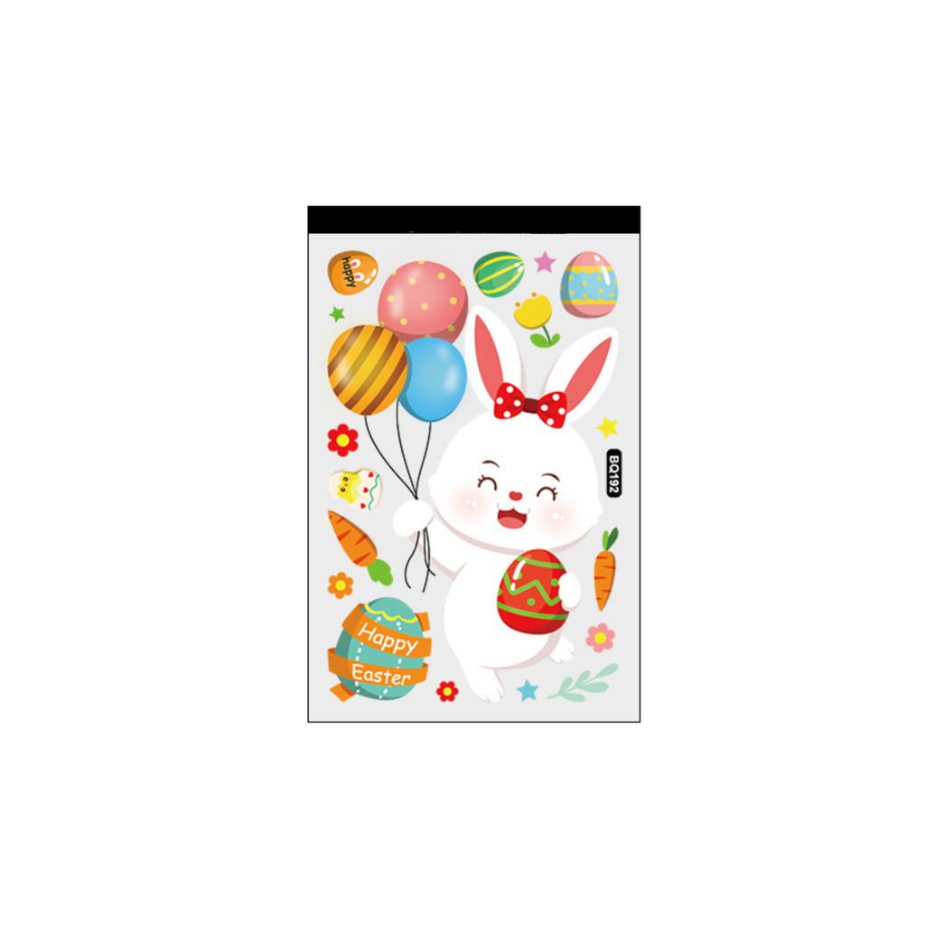 Easter Window Clings Easter Eggs Window Stickers Reusable Spring Easter Window Stickers