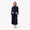 Lacoste Women's Long Pleated Poly Long Skirt JF1402-55N166