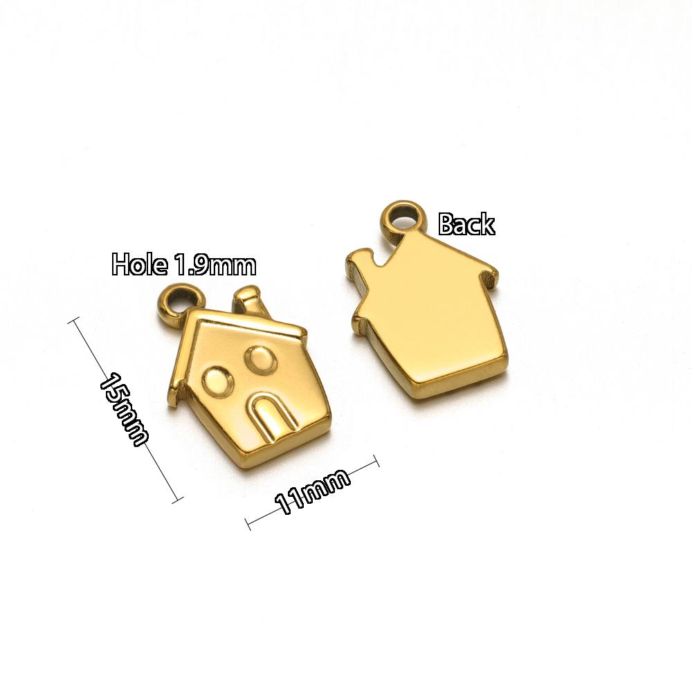 5 Stück Edelstahl Sonnenblume Delfin Haus Seepferdchen Seestern Anhänger DIY Schmuckzubehör Halsketten Armbänder Ohrringe Herstellung