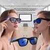 AI Smart Glasses HD Camera Sports Touch Call 3D Music Playback Real Time Translation Wireless Bluetooth Calling Smart Glasses with Translator Unisex