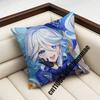 Genshin Impact Furina Throw Pillow Case Sham 45X45Cm 35X35Cm Square Home Pillowcase Cushion Cover