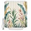 Tende da Doccia Originali Vintage a Foglia Tende da Bagno Impermeabili Decorazione per la Casa Tenda da Bagno Moderna Lussuosa