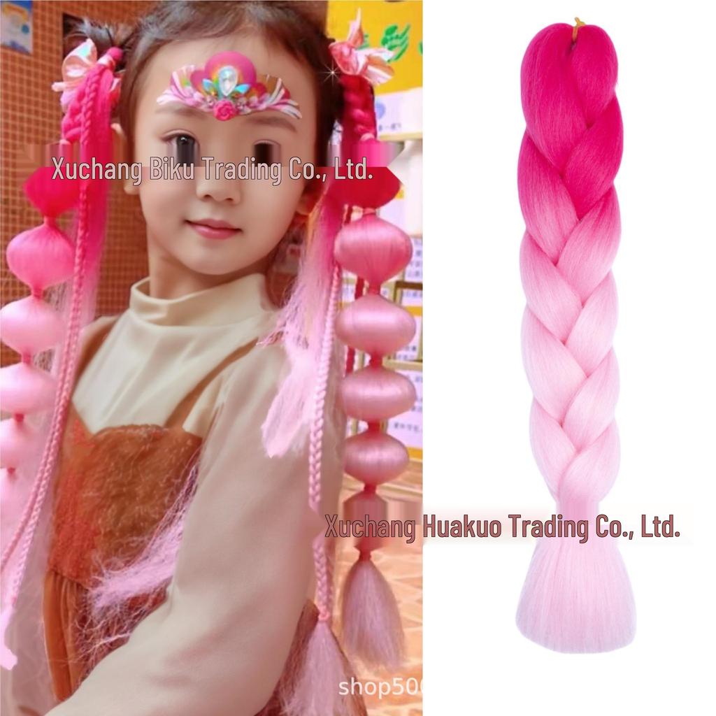 Three, Four, Five-Color Gradient High-Temp Fiber Jumbo Braid Material