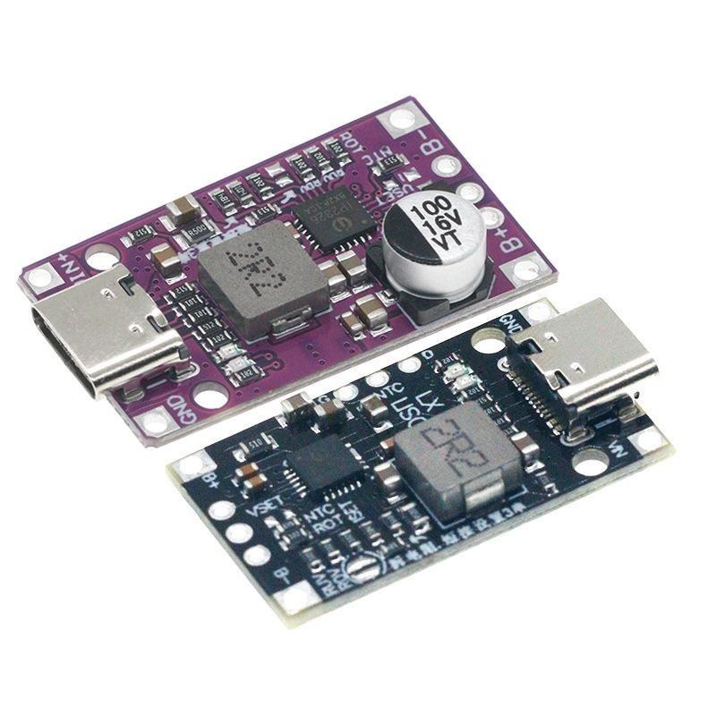 2/3 Peças Ip2326 Módulo de Carregamento Rápido de Bateria 2S 3S Tipo C USB DC 5V para 8.4V 12.6V Lipo Li Ion Carregador BMS Ferramenta 18650