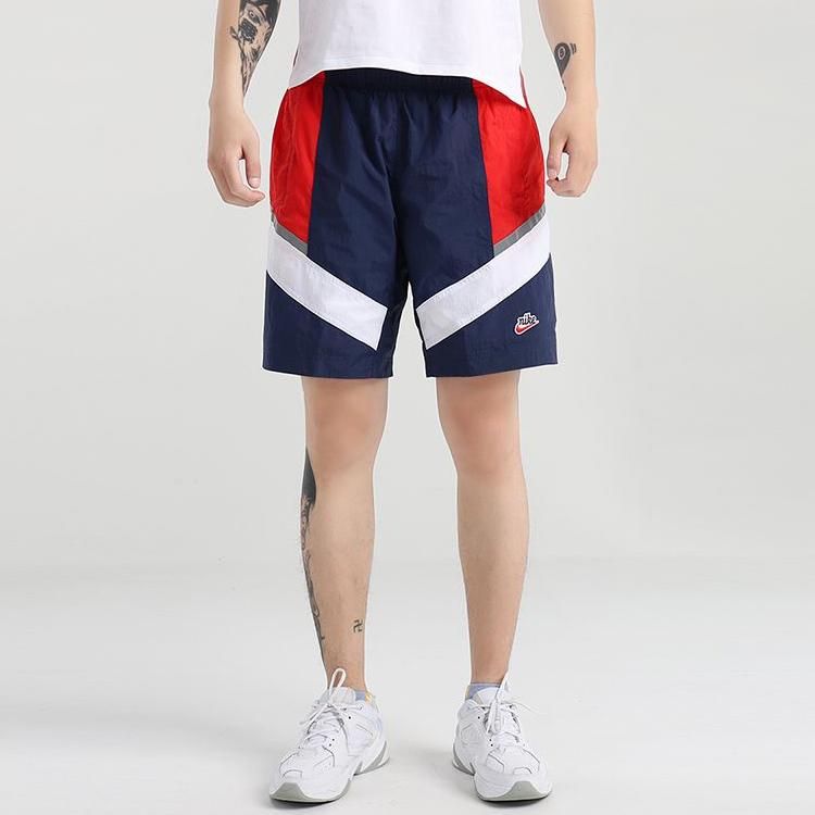 Nike Casual Shorts Men's Dark Navy Blue/Pepper Red/White Moderate CU4437-410