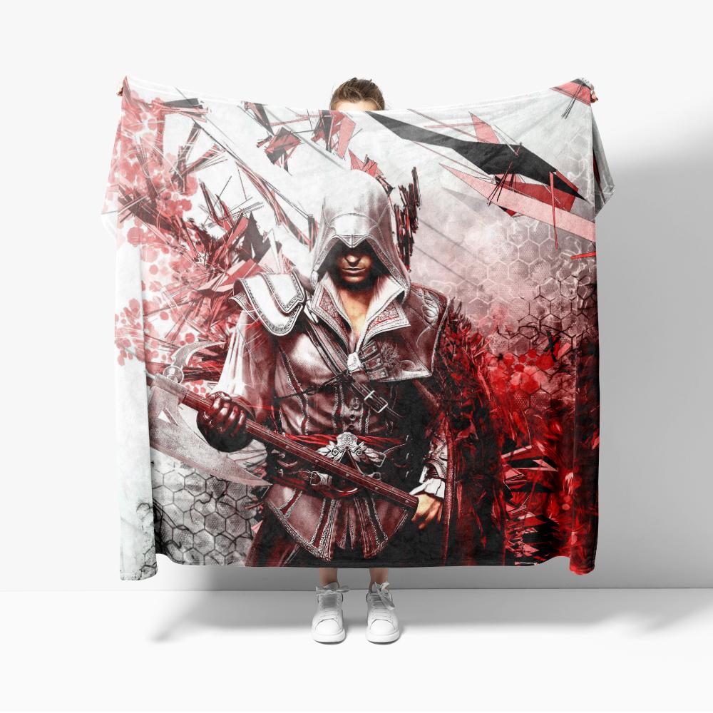 Assassins Blankets Soft Warm Flannel Creeds Throw Blanket Bedding for Bed Living Room Home Sofa