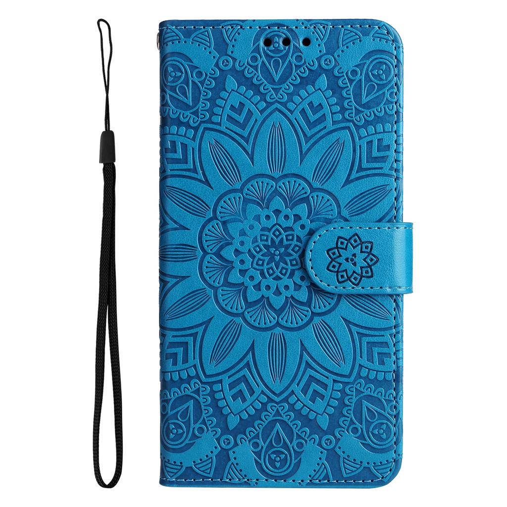 For Oppo A5 5G/4G/Realme C75 5G/C75 4G/C73 5G/C71 4G/14x 5G Case Sunflower Imprint Leather Wallet Phone Cover