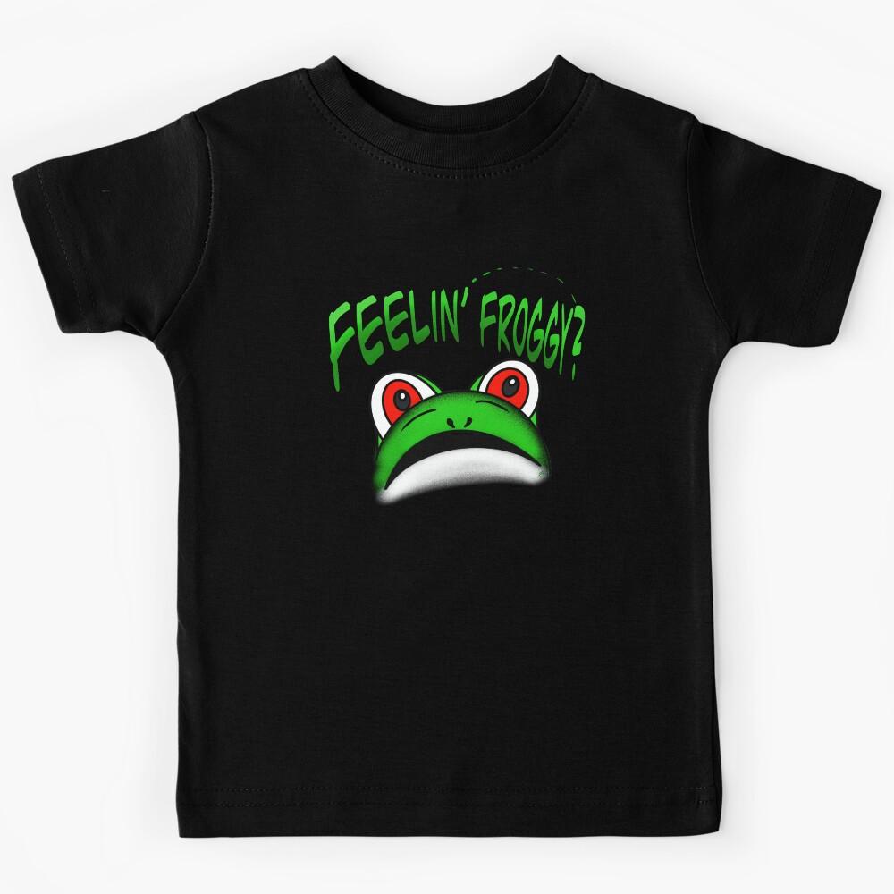 Feeling Froggy Resistance Frog—Internet Culture Digital Art Kids T-Shirt 100