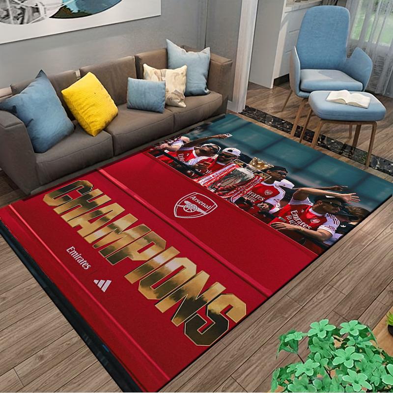 Arsenal Champions Carpet Non-slip Rug Suitable for Living Room and Bedroom Sofas