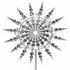Ground Mounted Wind Spinner Rust Resistant Kinetic Sculpture Windmill Rotating  Lawn Decor