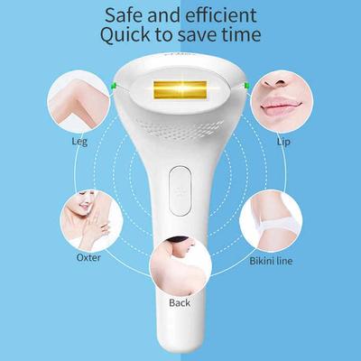 Máquina de Depilação a Laser IPL para Uso Doméstico Permanente Resfriamento Portátil Manual Depilador a Laser Permanente para Pelos Corporais