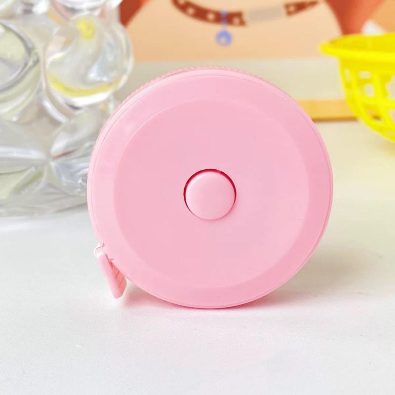 Mini Round Three Circumference Measuring Ruler Self Retracting Tape Measure Double Scale Body Sewing Flexible Measurement Ruler