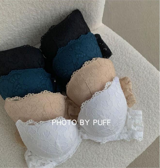 Women's Push-up Lace Bra Set: Enhances Small Breasts, Collects Side Fat, Prevents Sagging - Sexy Autumn/Winter Lingerie