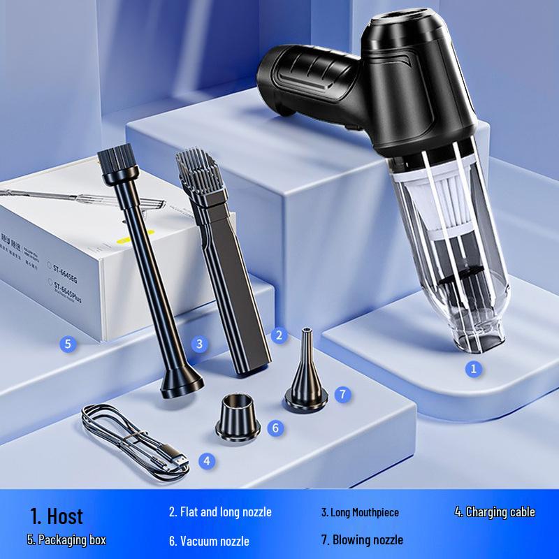 

Высокомощный ручной пылесос для автомобиля и дома - для влажной и сухой уборки