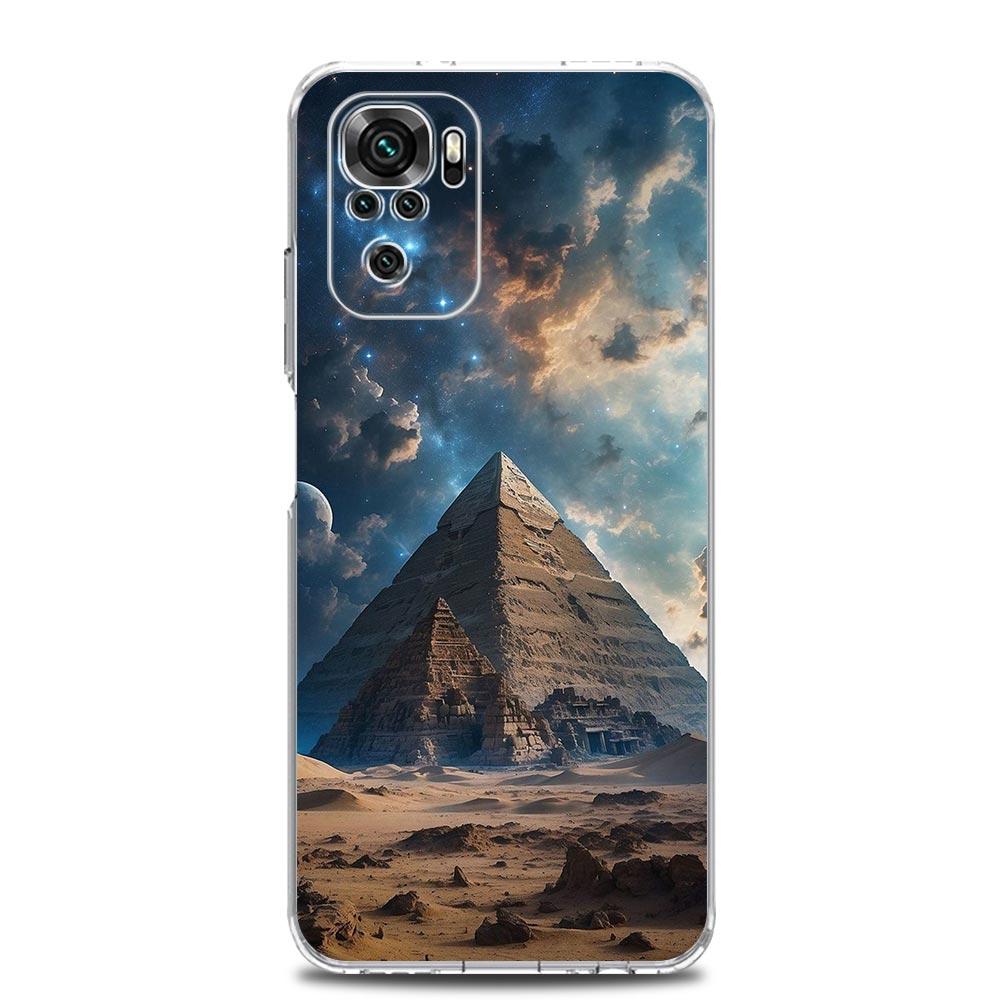 Phone Case For Xiaomi Redmi Note 15 14 13 12 4G 10 11 Pro Plus 5G 14C 13C 12C 10C Cover Ancient Egypt Egyptian God Pyramid