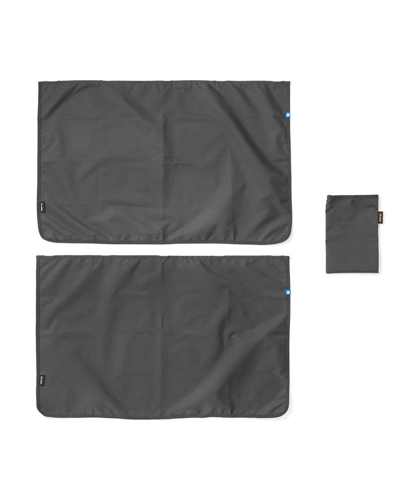 GORDON MILLER Cordura Magnetic Car Curtain, Dark Gray, 1709735