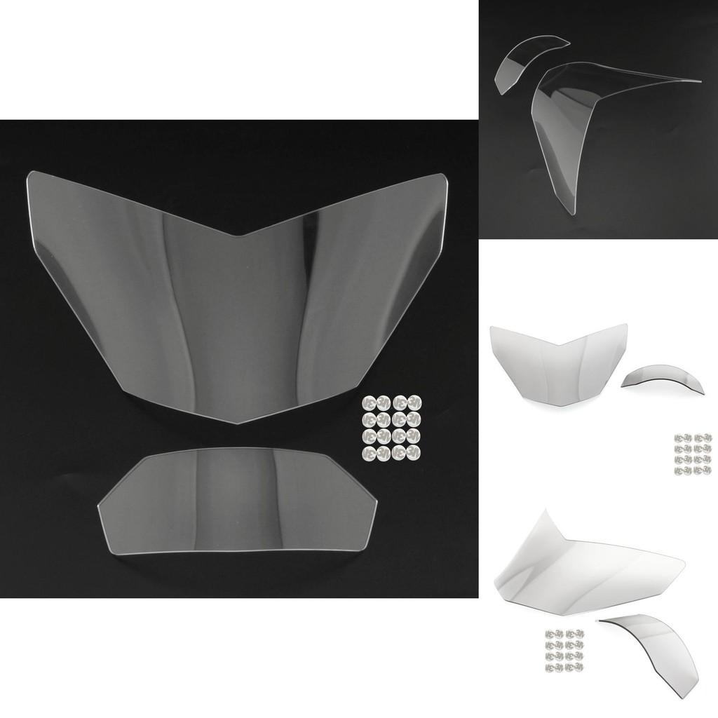 Hodna Nc750 Motorcycle Headlight Protection Cover Durable Fluorescent Grey Shield