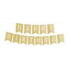 Glitter Rose Gold Happy Birthday Pull Flag Party Decoration Banner