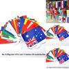 Multi-cultural Party Hanging Decor 50-100pcs Flags Of Different Assorted Countries