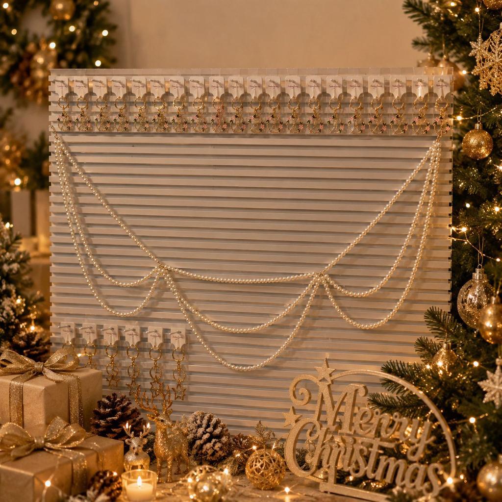 Light Luxury Plastic Hanging Christmas Tree Scene Arrangement Multi-purpose Romantic Atmosphere Decoration String Made in China
