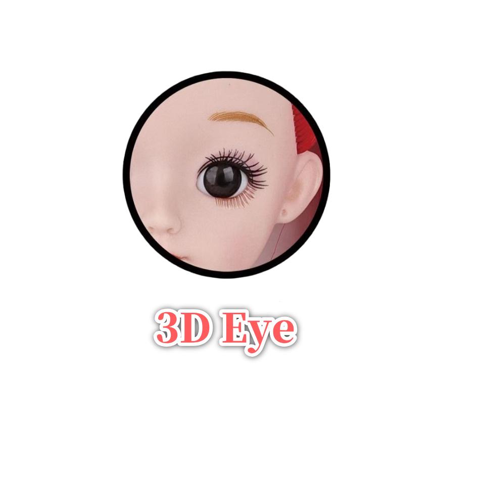 3D Oko Muzyka Motyw Piosenka K-POP Polowanie na Czarownice 12 cali Solidny Korpus 15 Przegubów Lalka Zabawka Urocza Winylowa Lalka Prezent na Urodziny Dziewczynki