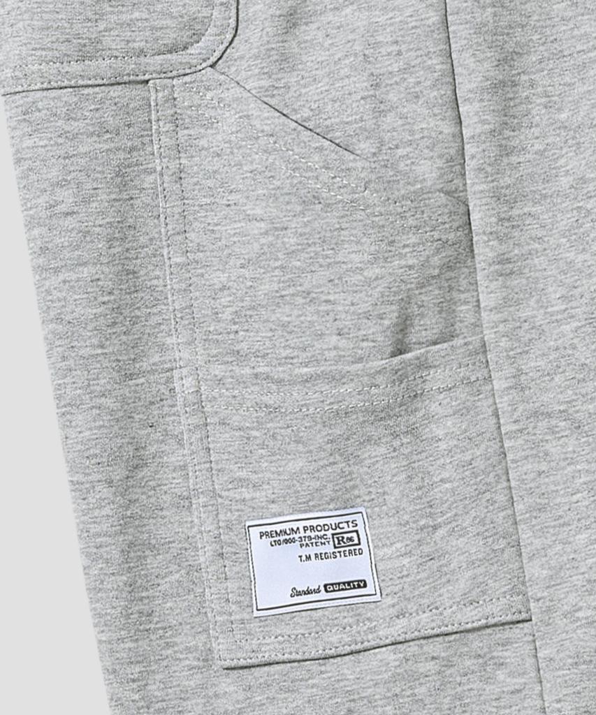 AGOD Carpenter Daimaru Sweat Wide Pants [Gray]