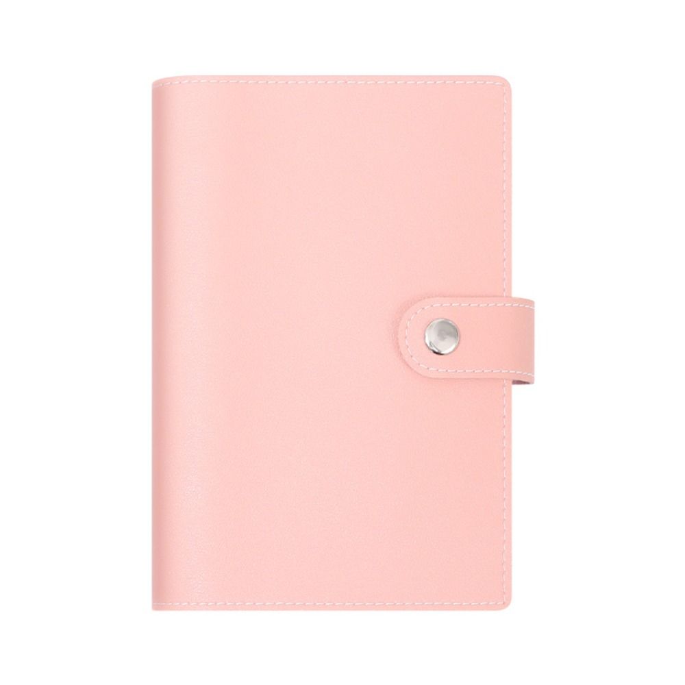 Macaron Money Organizer PU Leather Loose-leaf Notebook Durable Cash Saving Planner  Planner