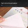 White Tearable Sticky Notes: Portable Non-Adhesive Large Notebook