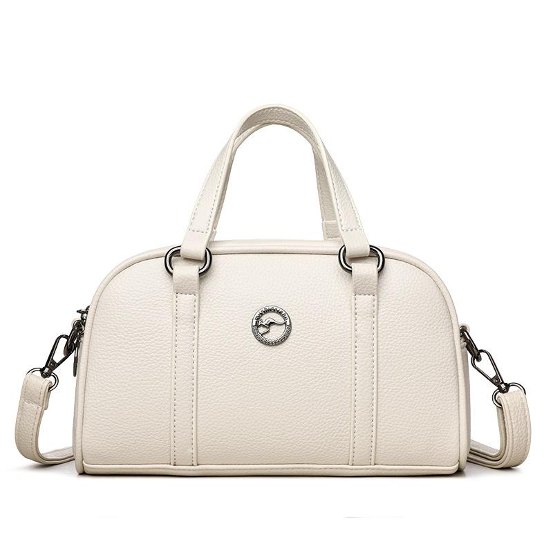 Handbag Retro Bowling Bag High-end Texture Single-shoulder Crossbody Bag