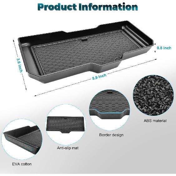 Center Console Organizer Fit For Nissan Frontier - 2024 2025 2026 Frontier S/SV/Pro-X/Pro-4X And 2024 2025 Frontier SL Pickup Truck Center Console