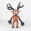 New Game 99 Nights In The Forest Plush Toys Merchandise Brown Stand And Sit Elk Deer White Owl Stuffed Doll Pillow For Kid Gifts