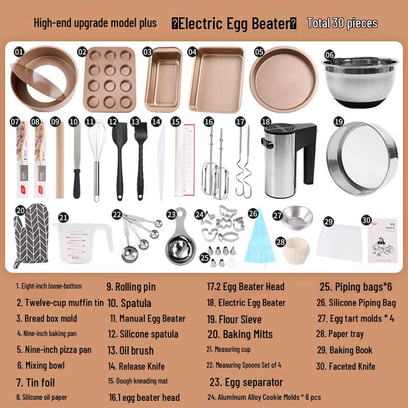 Beginner s Baking Tool and Mold Set