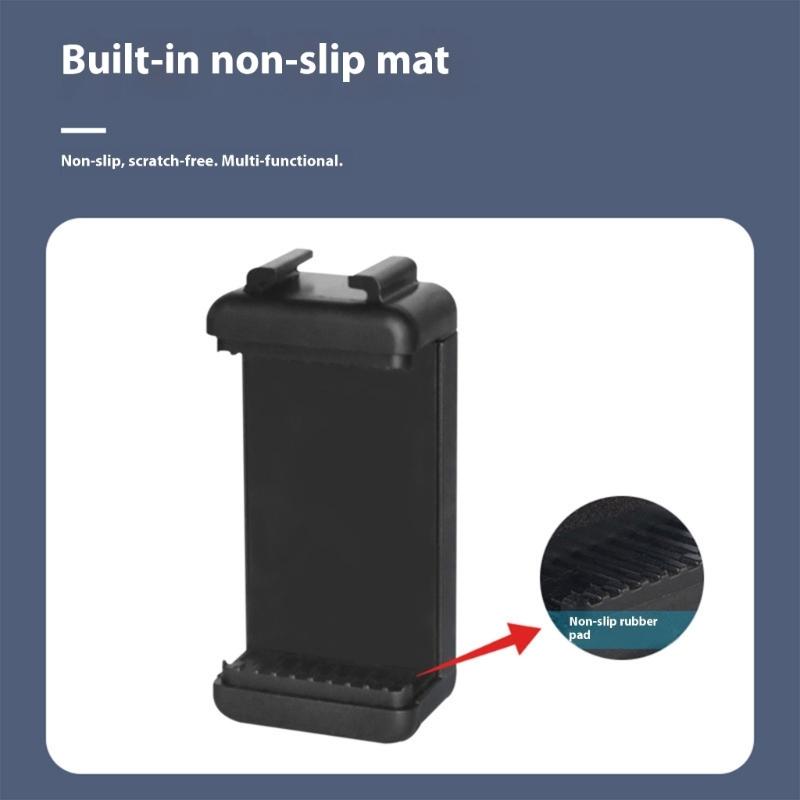 2pcs Extendable Smartphone Clip Double Mounting Point Cold Shoe Adapter Phone Mount Photography Gear