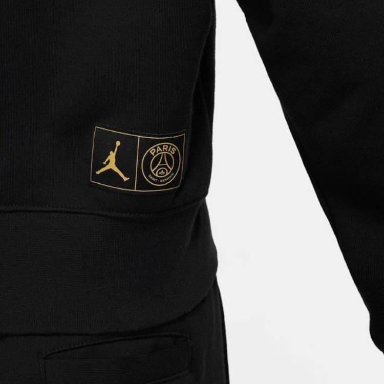 Jordan Logo Print Pullover Hoodie Women Hoodie Black CW3926-010