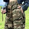Camouflage Work Pants In Autumn and Winter New Style Loose High Waist Slimming Floor Wide-leg Pants Printed Sports Pants Straight-leg Casual Pants