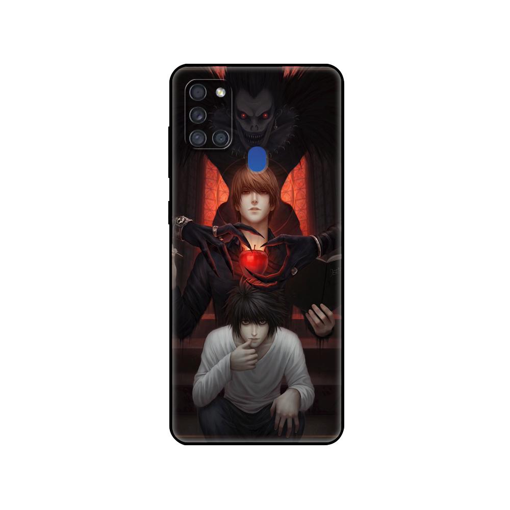 Custodia in TPU Nera Per Samsung Galaxy A50 50S A30S A10 A01 A11 A21S A31 A41 A51 A71 M21 M30S S10 LITE Cover Anime Giapponese