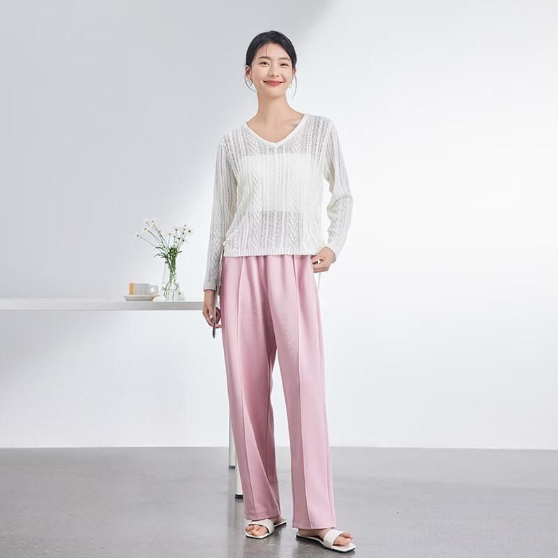 JOY SPEAKER Women's Basic Straight-Leg Casual Pants