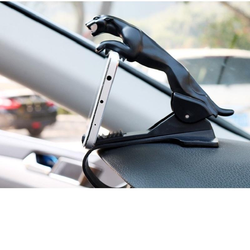 Supporto per Cellulare Design Leopardo Tipo Fibbia Multifunzione Supporto Porta Telefono per Auto