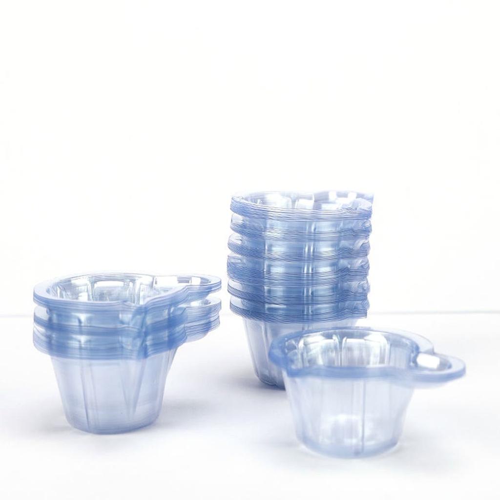 50pcs Resin Epoxy Transparent Plastic Liquid Container Dispensing Cups Palette Cup Mixing Tool