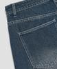 AGOD Washed Vintage Wide Balloon Denim Pants [Sand Indigo]