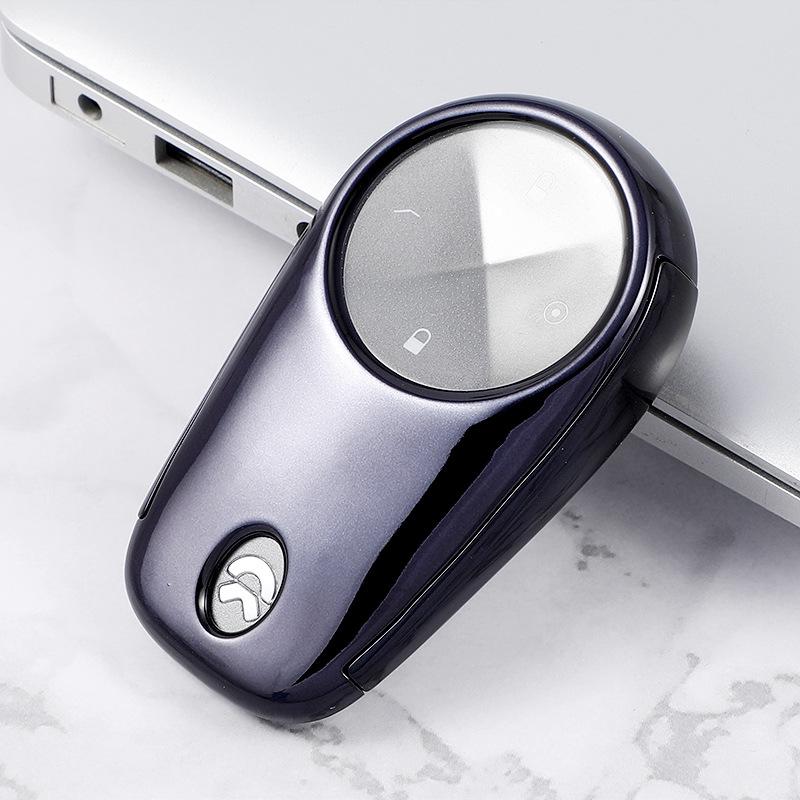 Car Key Case for NIO RS5 RC6: Two-in-One Protective Shell
