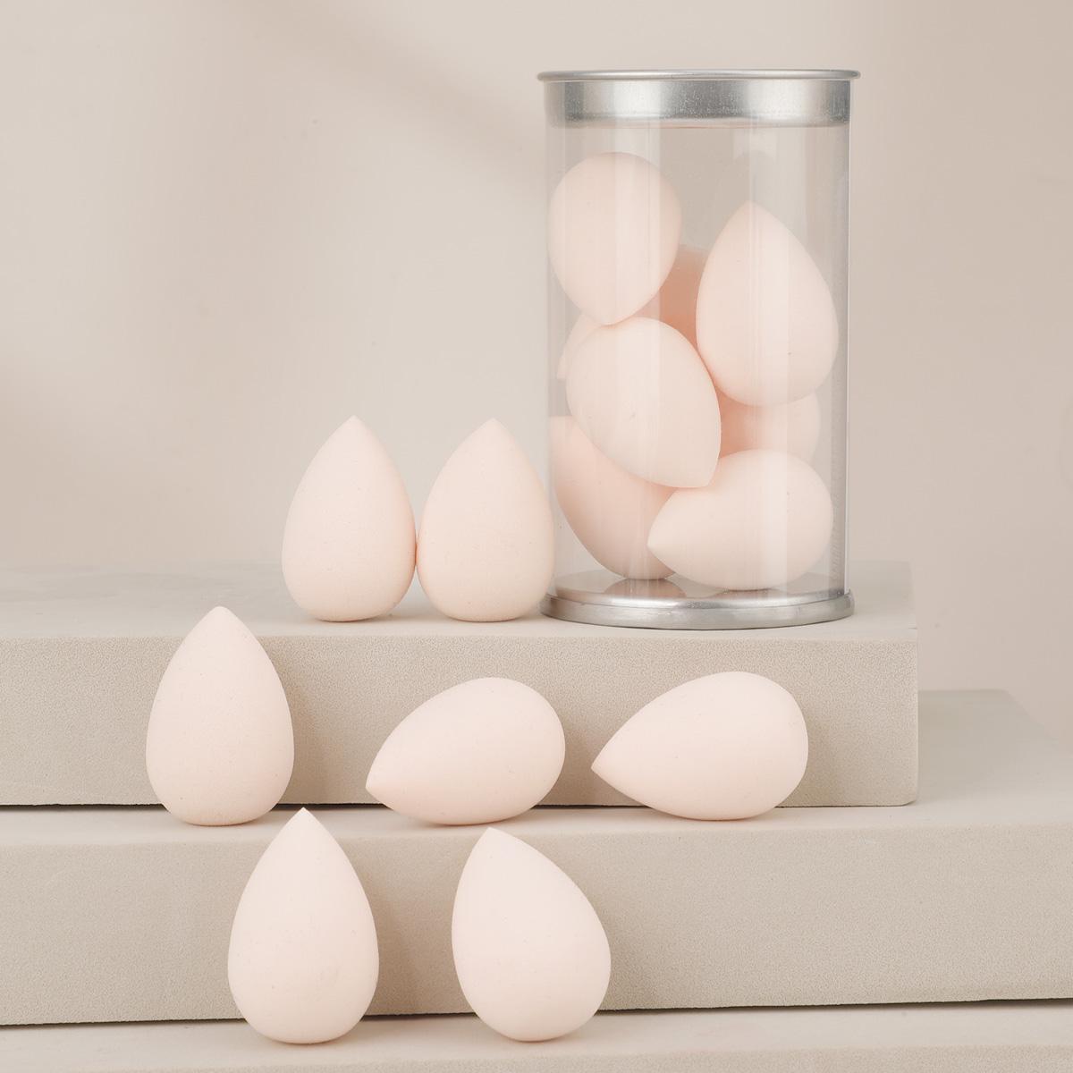 

Mini Beauty Eggs With Case PVC Cylinder Transparent Plastic Packaging Case