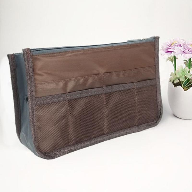 Multi Functional Large Capacity Makeup Bag Portable Double Zipper Toiletries Travel Storage Bag Mommy Bag Multi Pocket Cosmetic