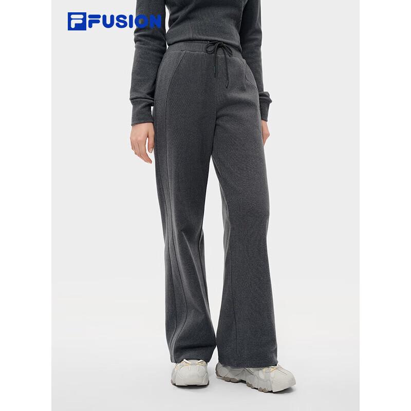 FILA FUSION Women s Casual Fleece Knitted Wide-Leg Pants L