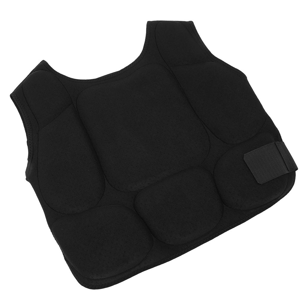 Taekwondo Chest Protector Thickened EVA Liner Shock Absorption Boxing Chest Guard Protection Vest XL